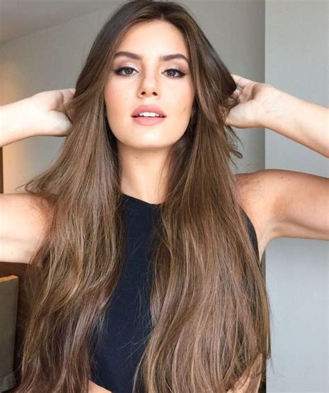 Camila Queiroz Beauty Women Hair Beauty Most Beautiful Faces