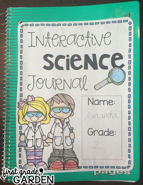 First Grade Garden Second Grade Interactive Science Journals