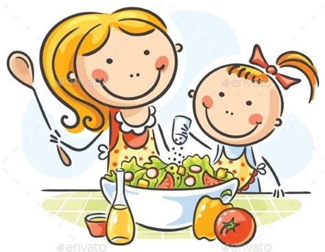 Clip Art Of Kids Cooking 20 Free Cliparts Download Images On