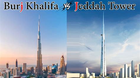 Burj Khalifa Vs Jeddah Tower Kingdom Tower दुनिया की सबसे ऊंची बिल्डिंग Burj Khalifa से भी