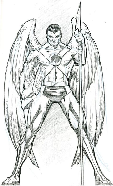 Hawkman Sketch By Guinnessyde Drawing Superheroes Hawkman Comic Art