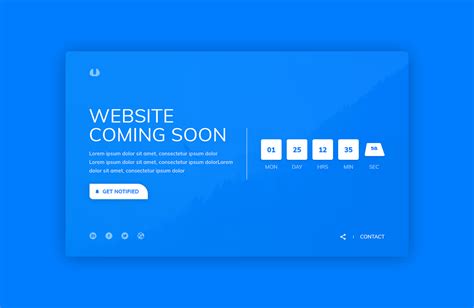 Coming Soon Page Psd Template On Behance