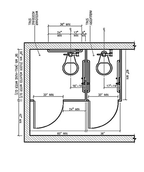 Multi User Commercial Toilet Rooms Accessibility Services Handicap