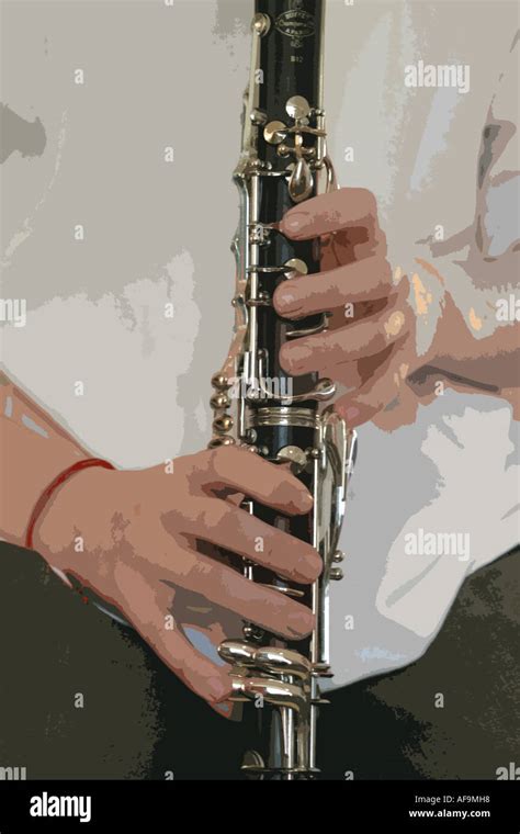 A Stock Photograph Of A Boy Playing A Clarinet Stock Photo Alamy
