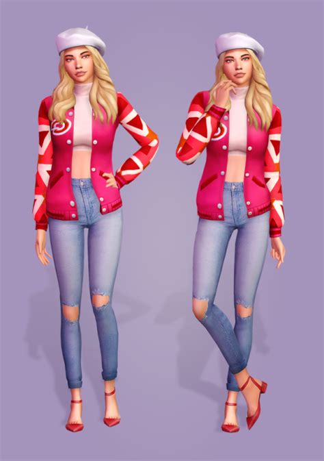 Sims 4 Cas Sims Cc Download Cc Shoes With Jeans Sweaters And Jeans