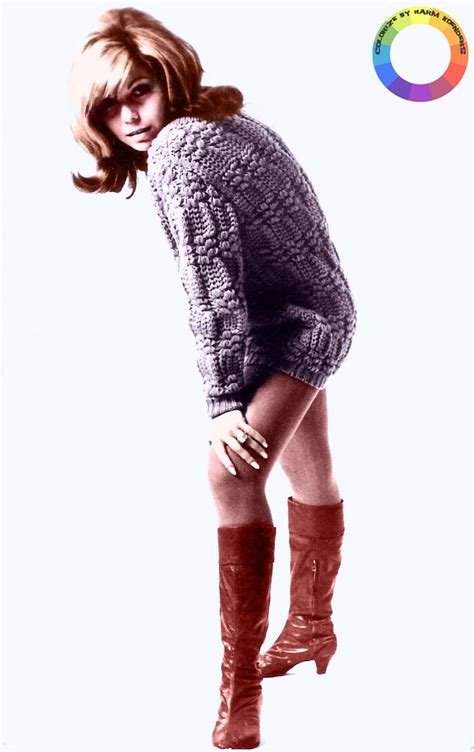 Postcard 1966 These Boots Are Made For Walkin Nancy Sinatra Sweater