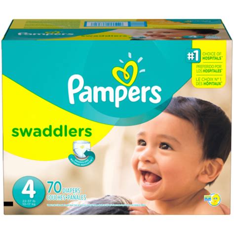 Pampers Swaddlers Size 4 Baby Diapers 70 Ct Kroger