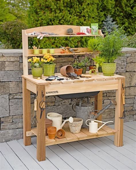 50 Best Potting Bench Ideas To Beautify Your Garden Potting Bench