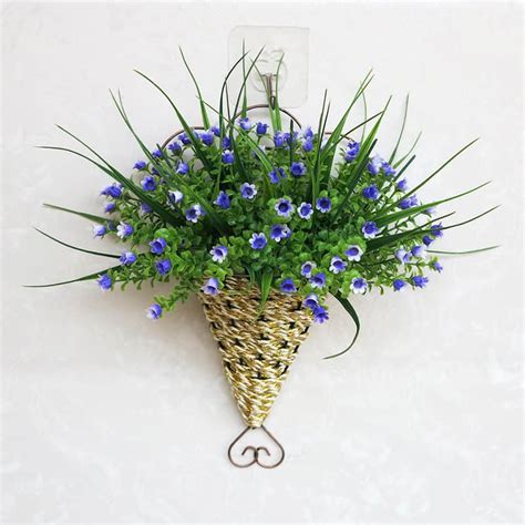 If you love outdoor plants, garden flowers and flower plants, plant flower bulbs to add some beauty, flair and cut flowers in your future. Outdoor Artificial Flowers Flores Convallariae with Basket ...