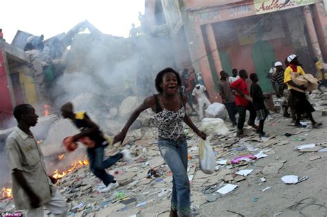 Haiti Earthquake Disaster Mob Justice On Haitis Streets Of Blood As