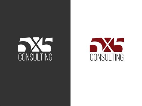 Modern Professional Consulting Logo Design For 5x5 Consulting By Lr