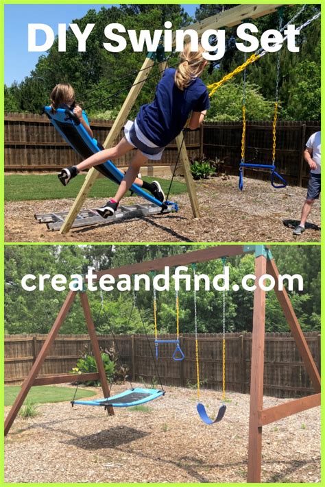 Start building the swing set. Pin on Building and Woodworking Projects