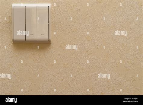 Electrical Switches On A Wall Stock Photo Alamy