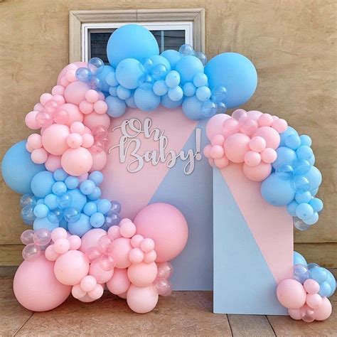 Gender Reveal Balloons Gender Reveal Party Decorations Baby Gender