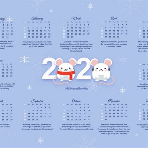 Free Printable Calendar Template Master Bundles