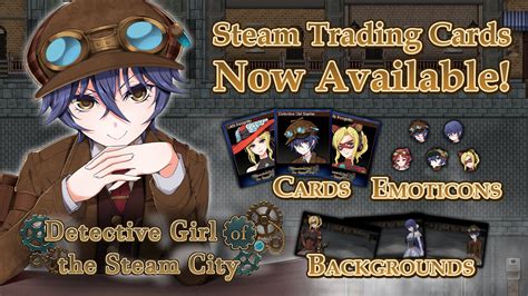 Detective Girl Of The Steam City Trading Cards And More Kagura Games