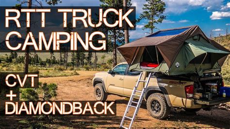 Ultimate Truck Roof Top Tent Camping Cvt On Diamondback Cover Glory