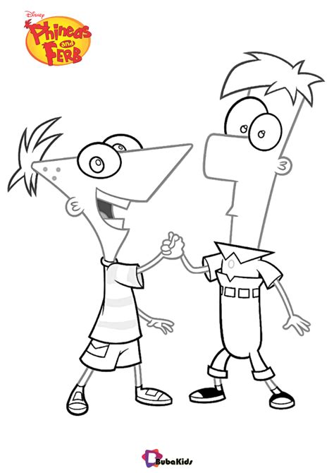 Phineas Ferb Coloring Page