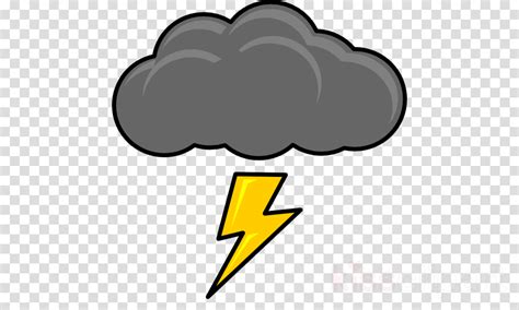 Download Cartoon Thunder Cloud Clipart Cumulonimbus Cloud Clip