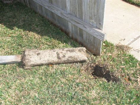 Many of the posts offer helpful suggestions for removing the broken posts and they can work in certain situations, here are 11 of the most useful: How to repair a wood privacy fence - Wood Post Puller