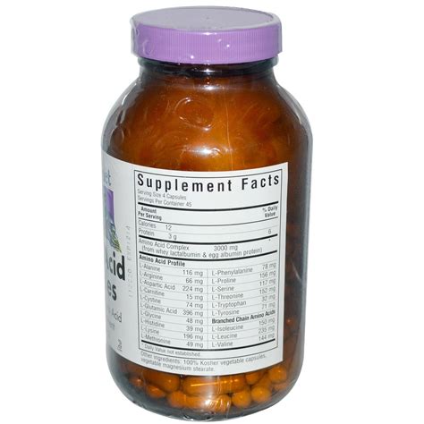 Complete Amino Acid Supplement Buy Best Bluebonnet Amino Acid