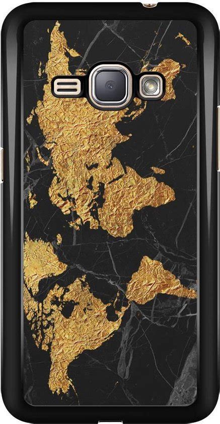 Samsung Galaxy J1 2016 Hoesje Wereldmap
