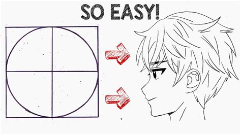 Easiest Way To Draw Side View Anime Face Important Tip For Beginners