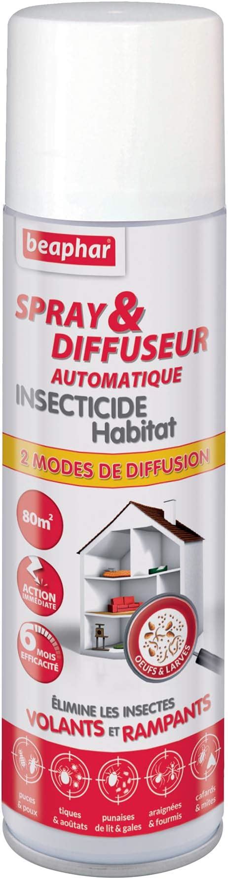 Beaphar Spray And Diffuseur Automatique Insecticide Habitat Tue Les