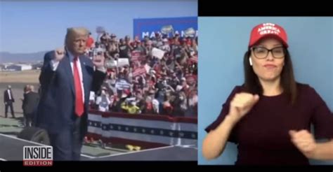 New Asl Interpreter For The White House Is An Extreme Trumper Who Was