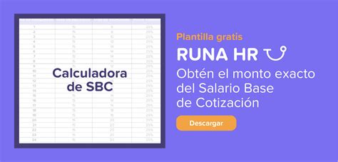 Qué es y cómo calcular el Salario Base de Cotización Runa HR