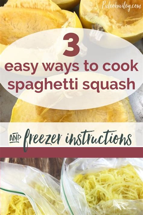 3 Easy Ways To Cook Spaghetti Squash Whole Kitchen Sink