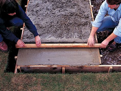Pour in place concrete countertops are absolutely a diy solution to countertops if you are on a i decided after pouring the white concrete on the island that maybe it would be better to wait and not. Concrete Patio Pad Process | Concrete patio, Concrete pad ...