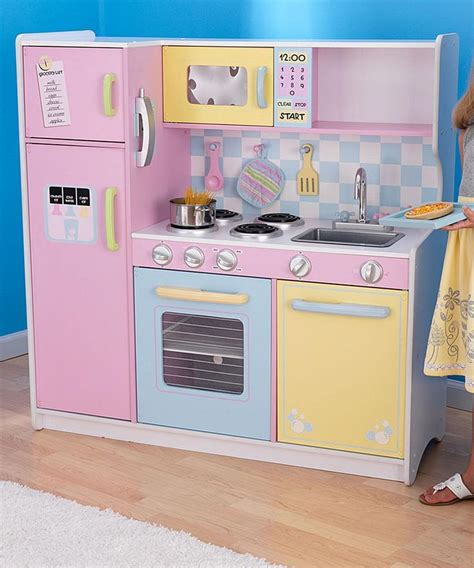 One of the best things ive ever bought her. KidKraft Large Kitchen Set #zulilyfinds | Wooden play ...