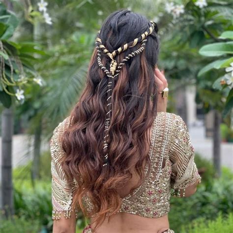 discover 83 loose open hairstyles for lehenga best poppy