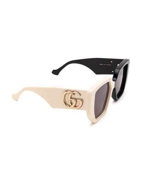 gucci gg0956s sunglasses in black black grey black lyst