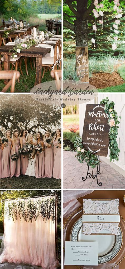 6 Inspiring And Trending Modernized Rustic Chic Wedding Theme Ideas