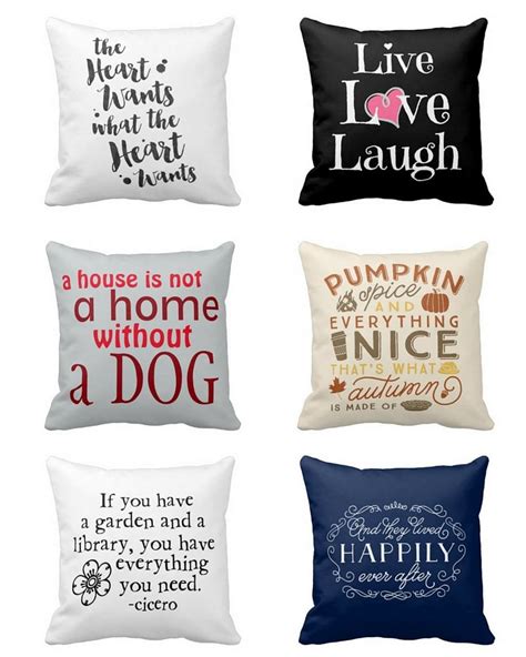 Decorative Throw Pillows With Quotes And Sayings On Them Throw