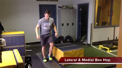 1 Leg Box Hop Linear And Lateral Youtube