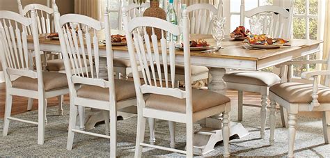 Target / furniture / kitchen & dining furniture / distressed : Homelegance Hollyhock Trestle Pedestal Dining Table ...