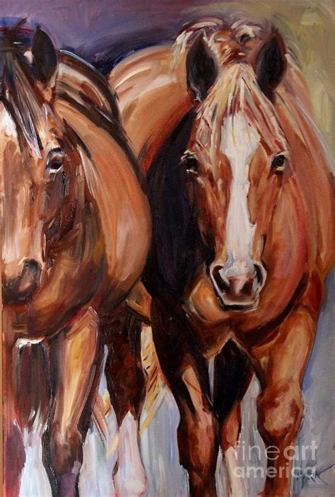 Horse Oil Painting Painting By Marias Watercolor