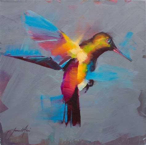 Vibrant Bird Paintings Capture The Beauty Of Feathered Friends In Flight