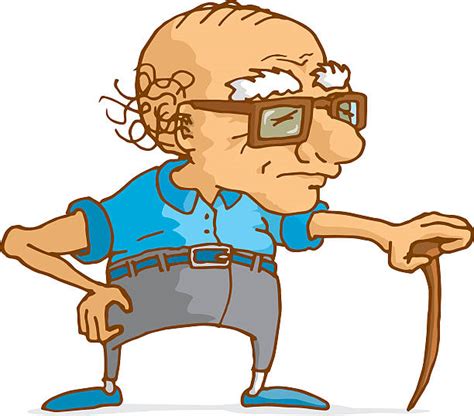 Grumpy Old Man Clip Art Vector Images And Illustrations Istock