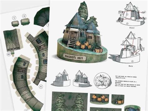 Castillo Harry Potter Papercraft Paper Crafts For Adults