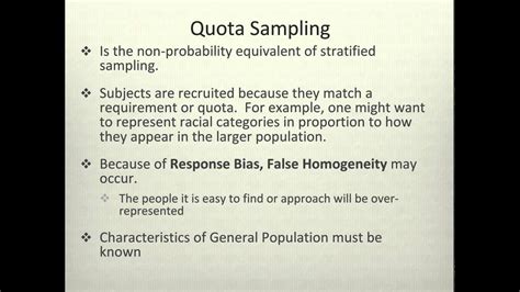 There are two main methods of sampling: Non-probability Sampling - YouTube