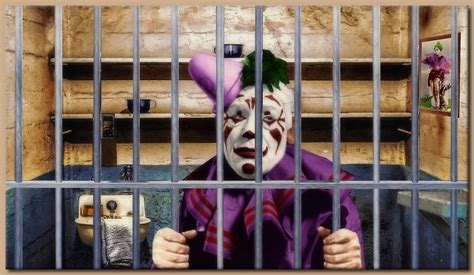 The Clown Behind Bars By Richard Gerhard Redbubble