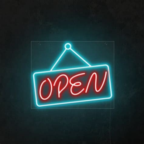 Open Neon Light For Business Echo Neon 1 Led Neon Sign Brand