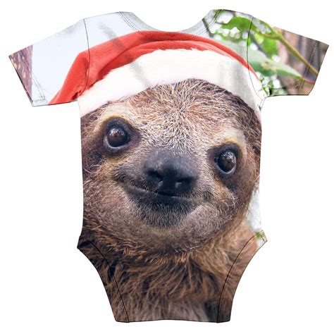 Christmas Sloth Baby Onesie Shelfies