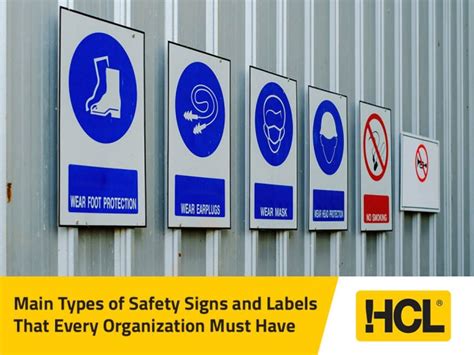 Main Types Of Safety Signs And Labels That Every Organization Must Have