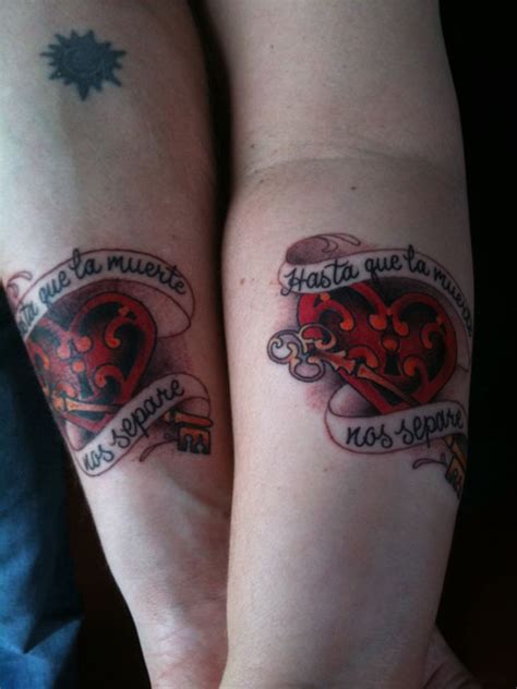 Husband And Wife Matching Tattoos Designs Ideas And
