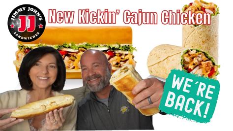 Jimmy Johns New Kickin Cajun Chicken Sandwich And Wrap Youtube